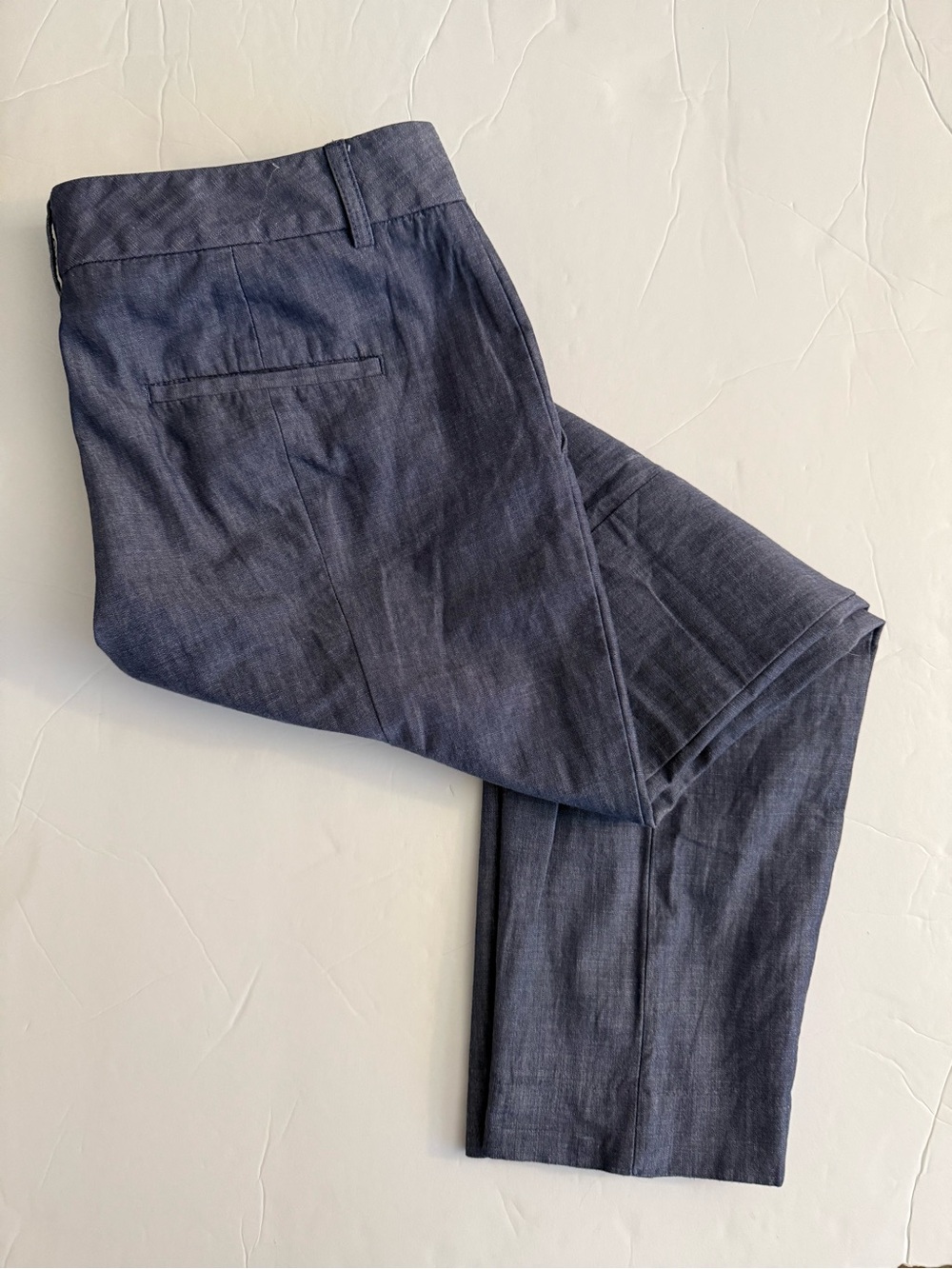 Express Columnist Navy Cropped Dress Pants